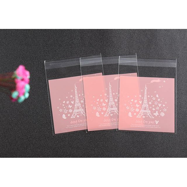 

Plastik Fancy Cookies - Kue - Permen - Accessories Paris Pink 10x10