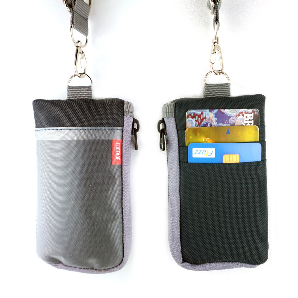 Hanging Wallet ID CARD Holder Dompet Kartu Kalung Gantung Leher Pria Wanita Mobil Motor Kunci STNK