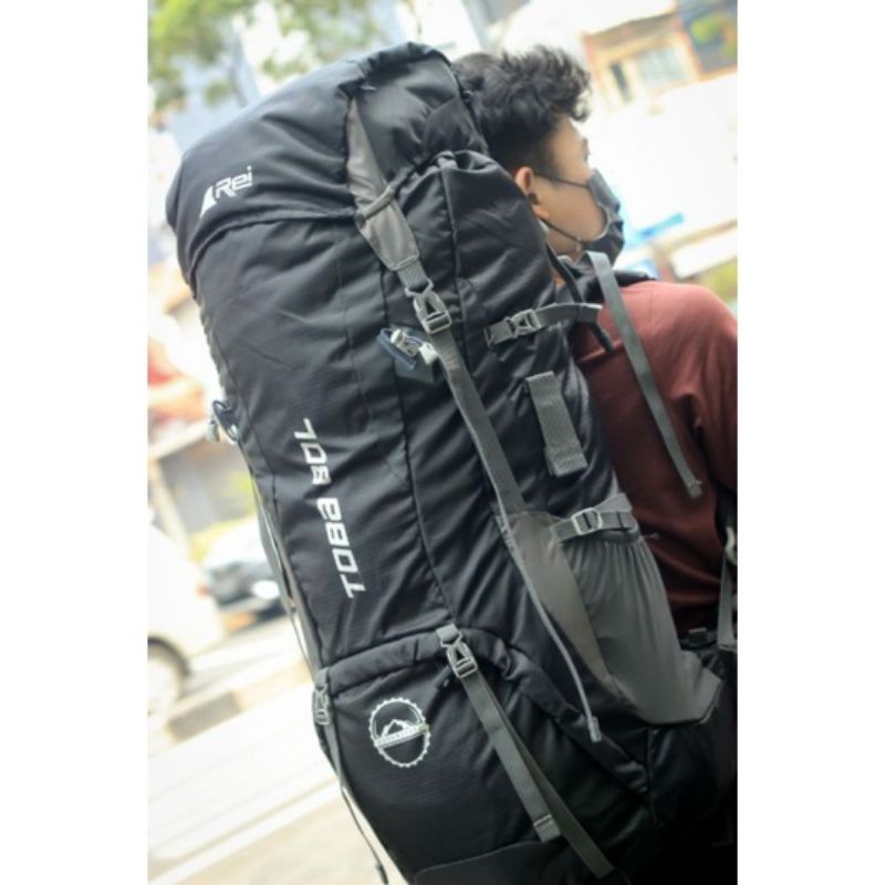 Tas Carrier Rei Toba 80L Original+Raincover