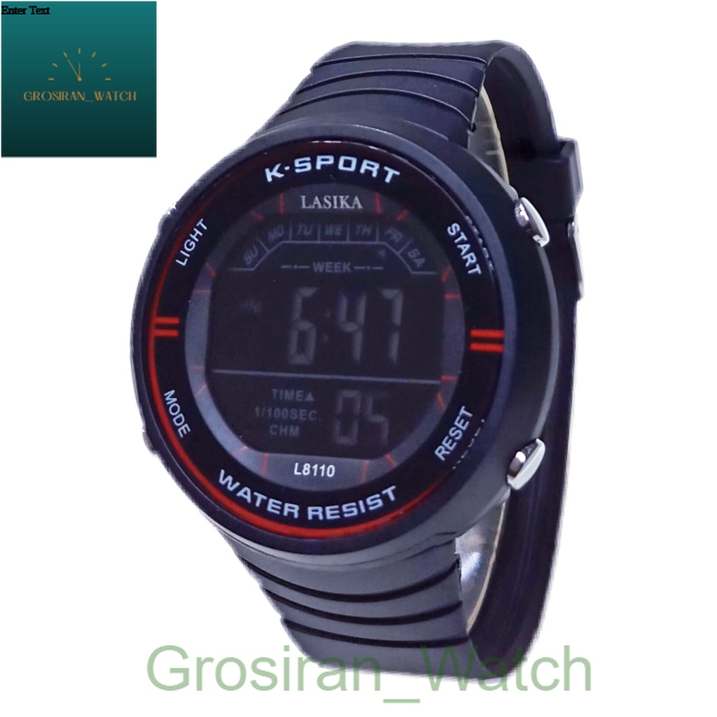 (Dikirim Dari Jakarta)Jam tangan kasual Pria lasika L8110 Digital Water Resist [G_W]