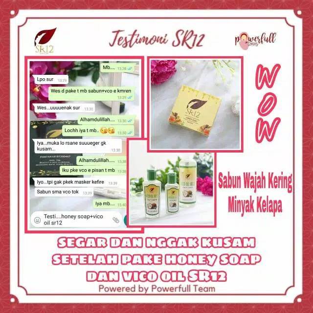 SABUN MADU HERBAL SR12 HONEY SOAP Alami Sabun Pencerah Wajah Sabun BPOM Herbal Sehat BLILA