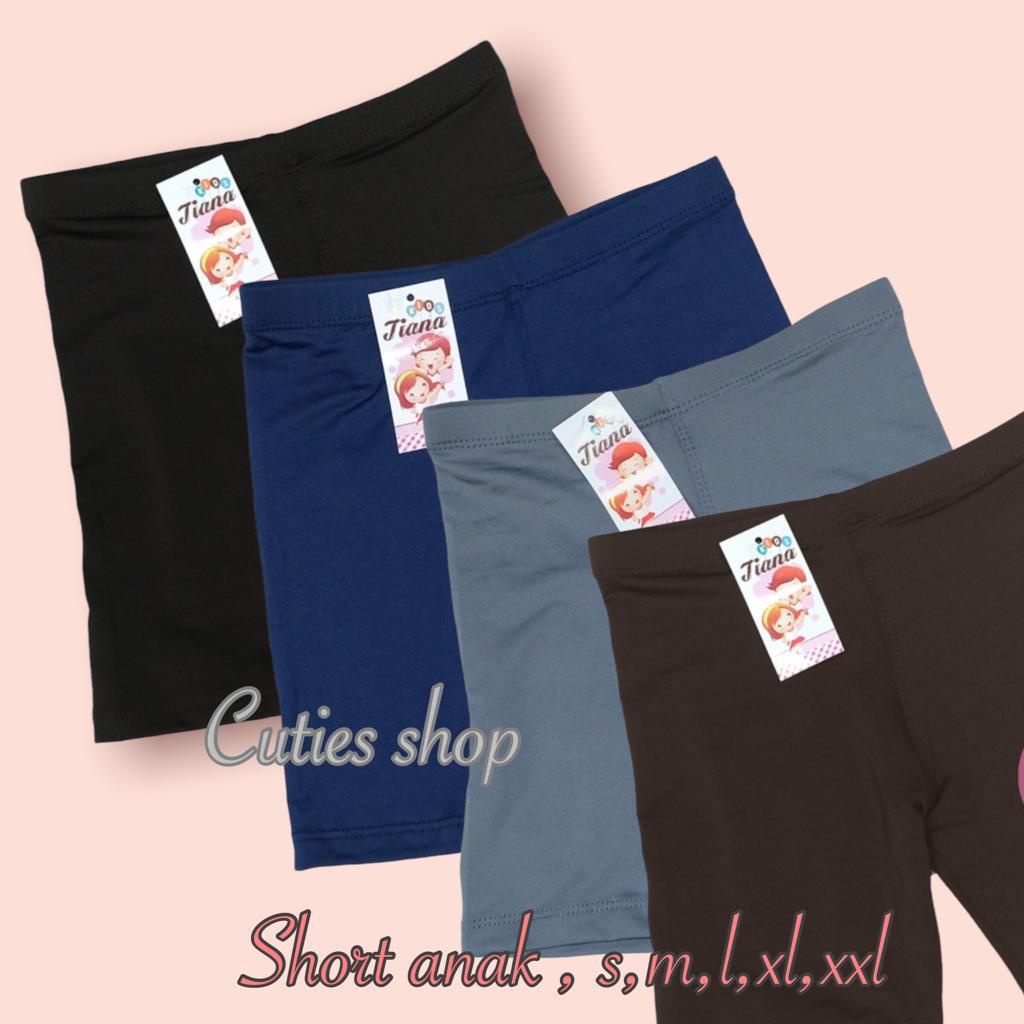 SHORT ANAK POLOS, COCOK UNTUK HARIAN , BAHAN JERSEY