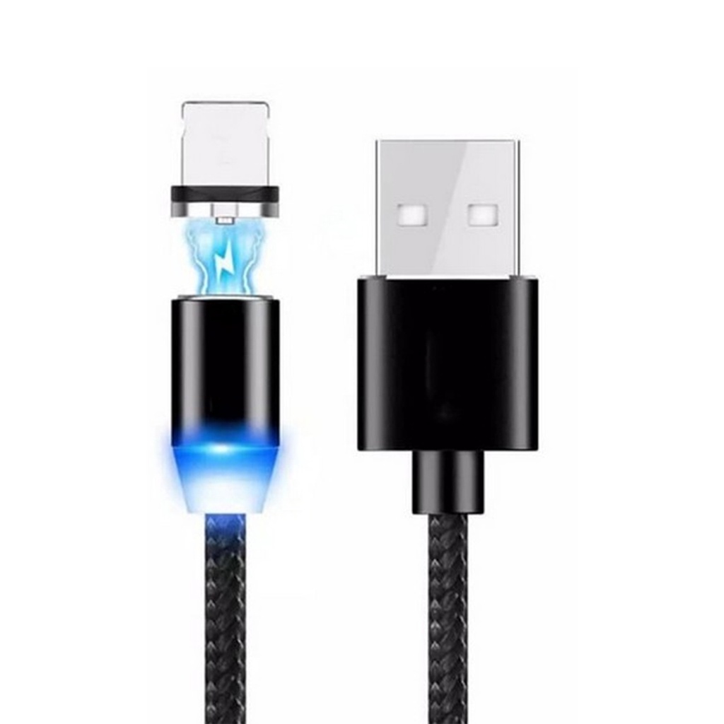 Cas Magnet Micro Tipe C dan Ip Lightning I Kabel Cas 3 In 1 I Beli satu dapat 3 Kepala Bisa Diganti Tinggal Lepas dan Tempell Karena dari Bahan Mahnet Kuat