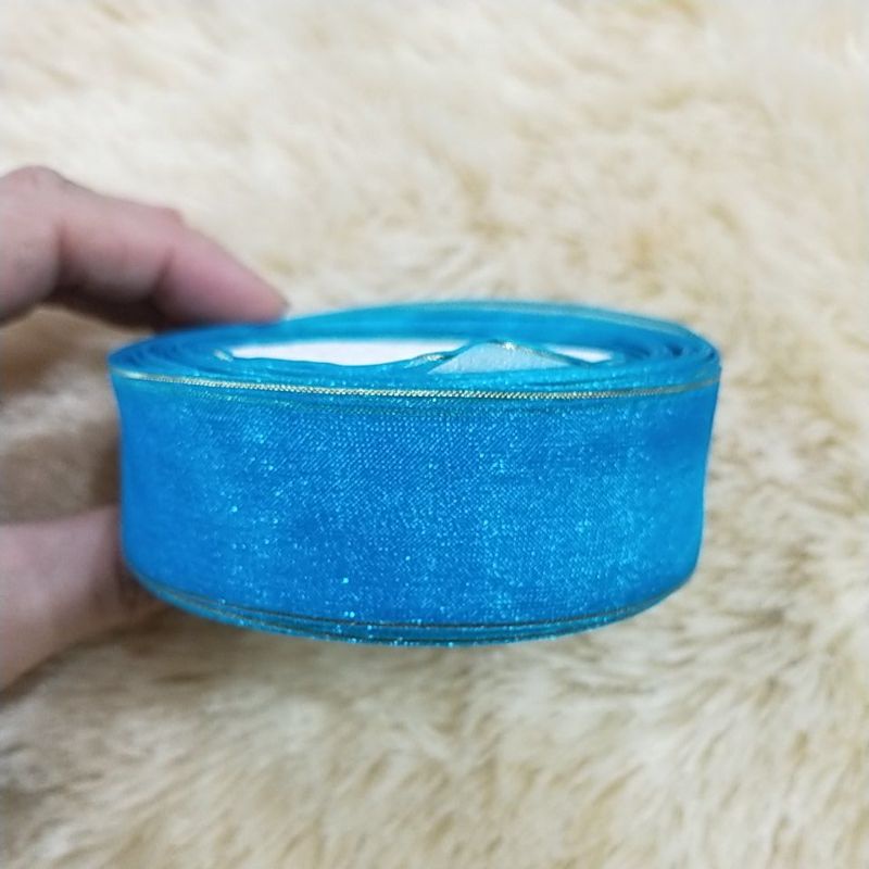 

Pita Organdi 1 inci Biru Tomi