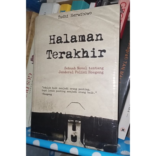 Halaman Terakhir Jenderal Hoegeng - Yudhi Herwibowo ( Buku Baru Original )