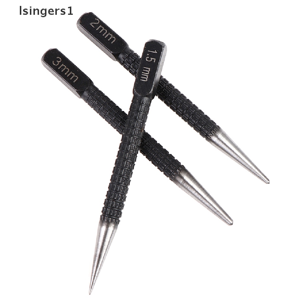 (lsingers1) 3pcs / Set Mata Bor Pembuat Lubang Anti Slip Bahan Alloy Steel 3 / 32 &quot;Untuk Kayu / Metal