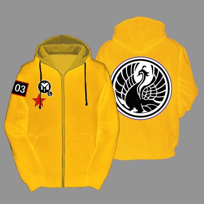 GRATIS ONGKIR Jaket Zipper Distro Ling Street Punk Viral Jumbo Depan Belakang Full Jacket Anime Star