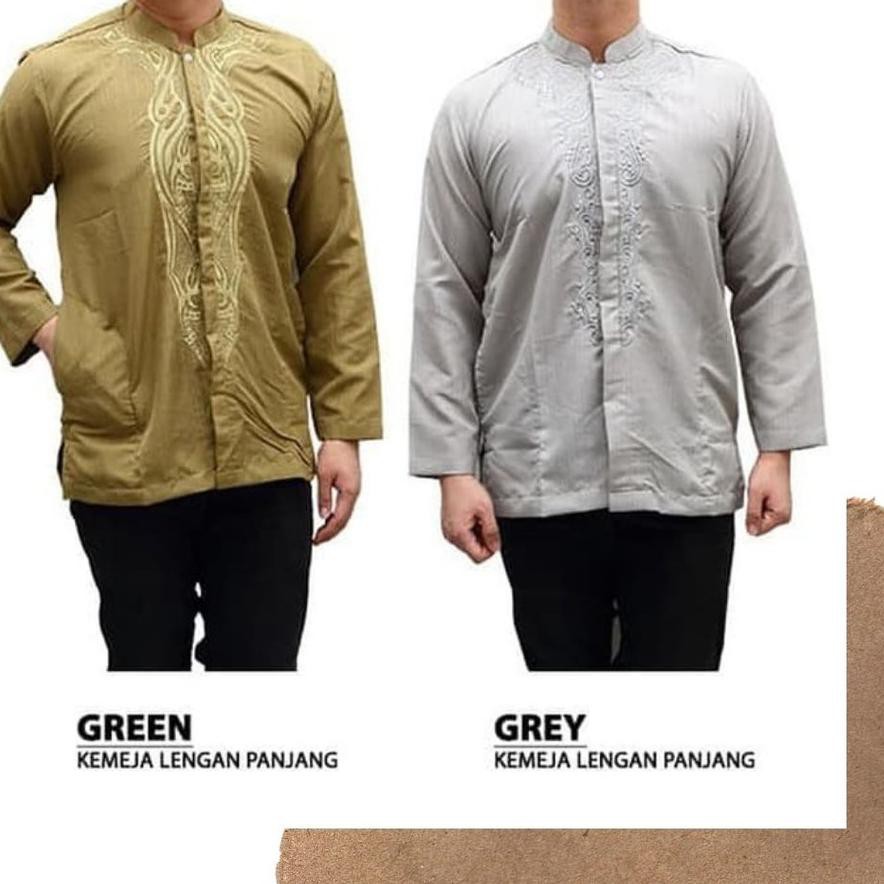 ♪ Baju Koko Pria Ramadhan Murah Islami Almia Remaja Kekinian Rabbani Pakistan F7Q0 ○