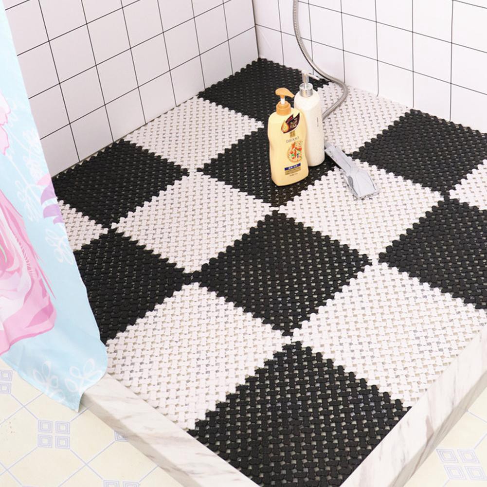 PROMO KARPET KAMAR MANDI POLKADOT BATHROOM 25 CM KESET ALAS KAKI ANTI LICIN ANTI SLIP LANTAI COD