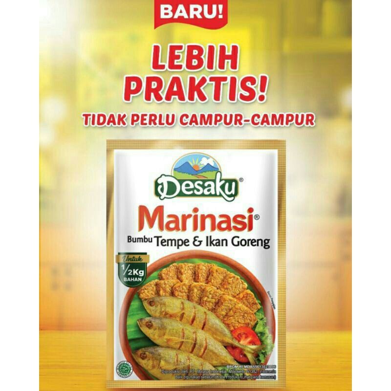 

desaku marinasi tempe ikan bumbu praktis siap saji