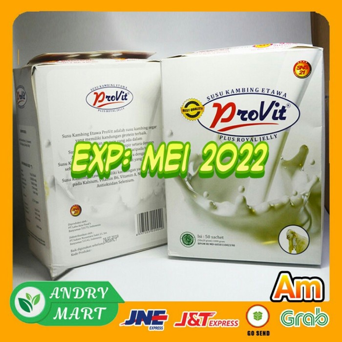 

Ee5F10 Provit Susu Kambing Etawa Plus Royal Jelly Isi 50 Sachet 6Gddv
