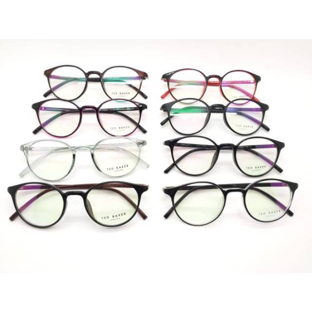 Frame Kacamata Bulat, Kaca mata Anti Radiasi, Kacamata Minus, Kaca mata Vintage, Kacamata Trendy