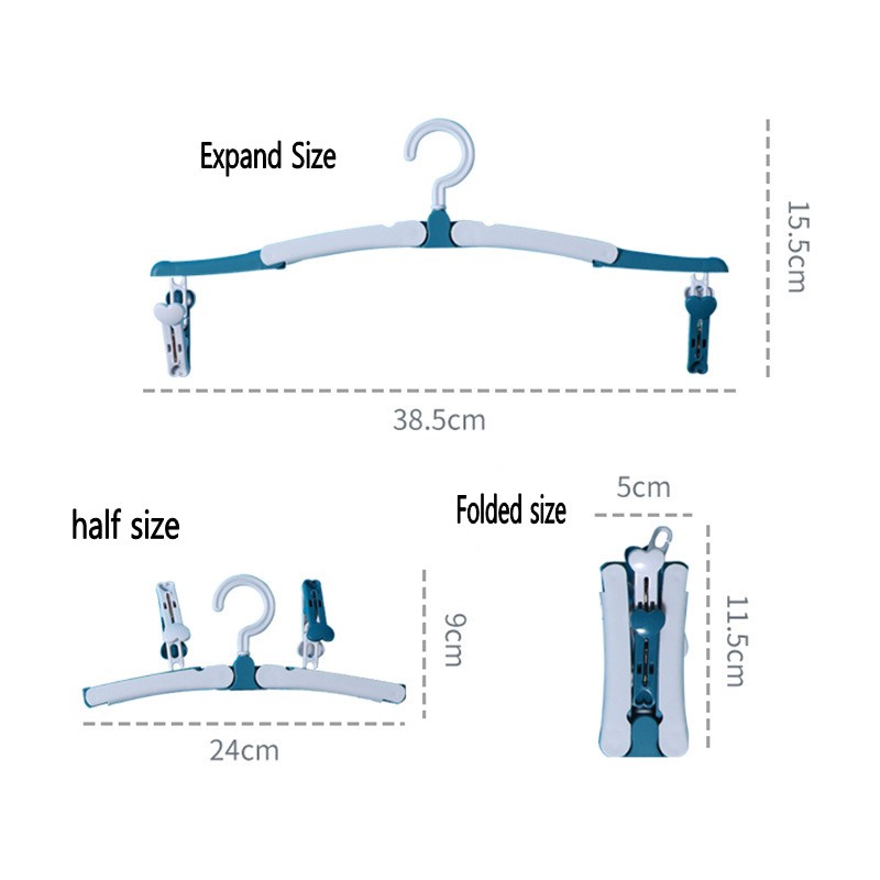 Rak Hanger Pengering Model Serba Guna Portable, Dapat Dilipat, Bahan Plastik