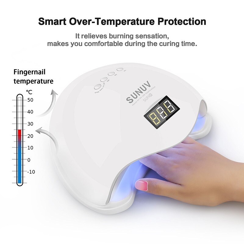 SUN 5 UV LED 48watt NAIL LAMP LAMPU UV GEL KUTEK MACHINE pengering kuku nail dryer Best seller