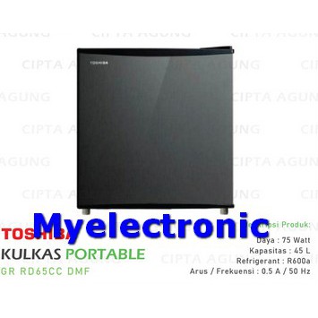 Kulkas Portable Toshiba GR-RD65CC 45 liter 75 watt