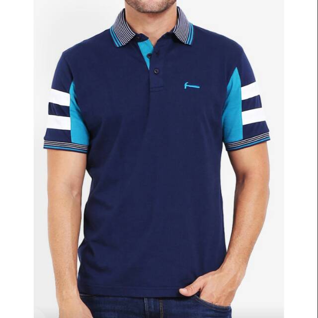 Kaos polo shirt pria HAMMER branded original motif 3