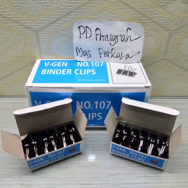 

Binder clip 107 V-Gen