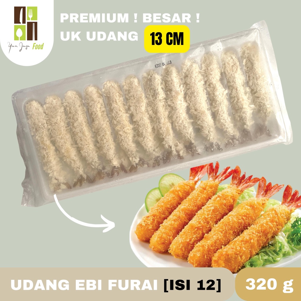 

Ebi Furai Udang Tempura Size Besar isi 12 [320g]