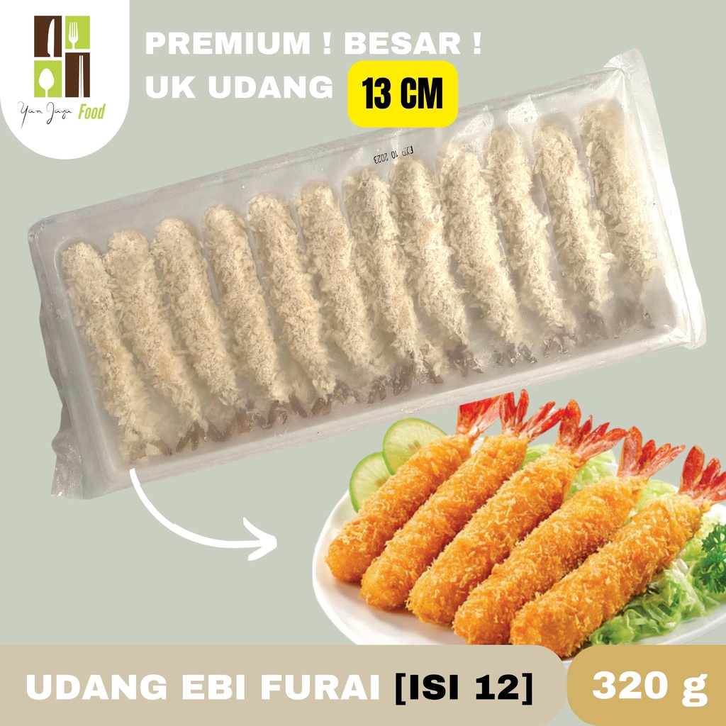 Ebi Furai Udang Tempura Size Besar isi 12 [320g]