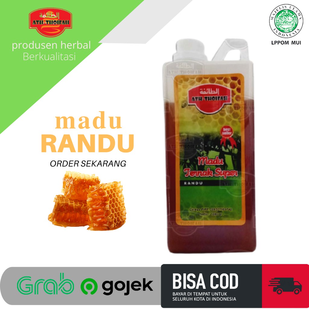 

Madu Ternak SUPER nektar Randu 1000gr 100% Murni dan Original Athoifah