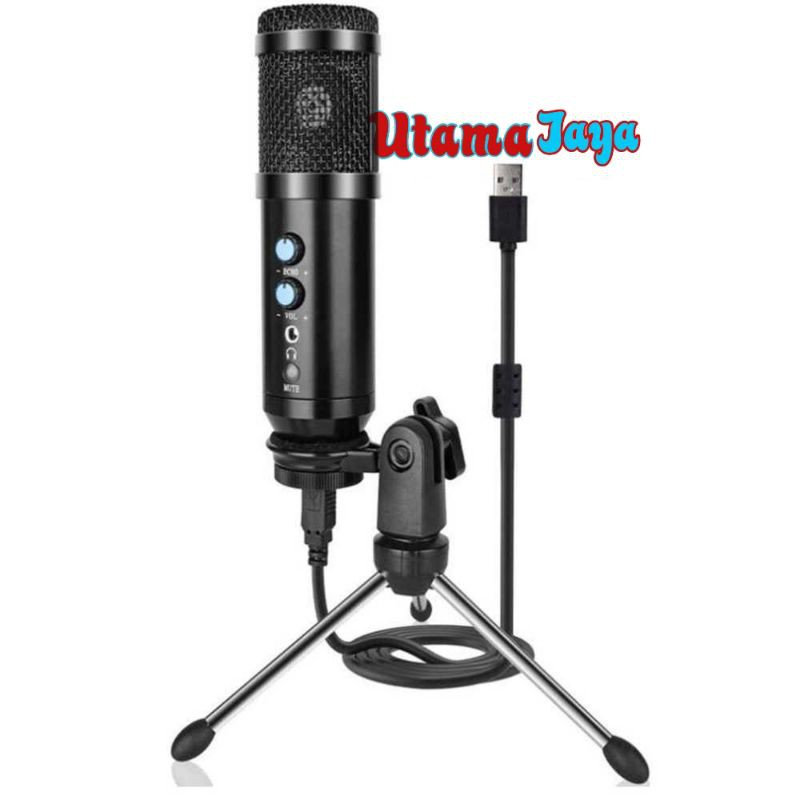 Microphone Condenser USB Mikrofon with Stand UD-900FX