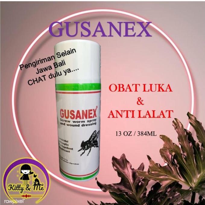 Gusanex Spray Obat Semprot Perawatan Luka Hewan Ternak Sapi Kambing