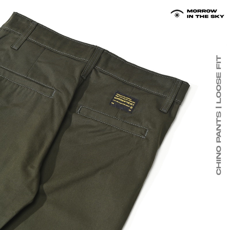 Chino Reguler All Variant | Loose fit | Green Army | Morrowsky