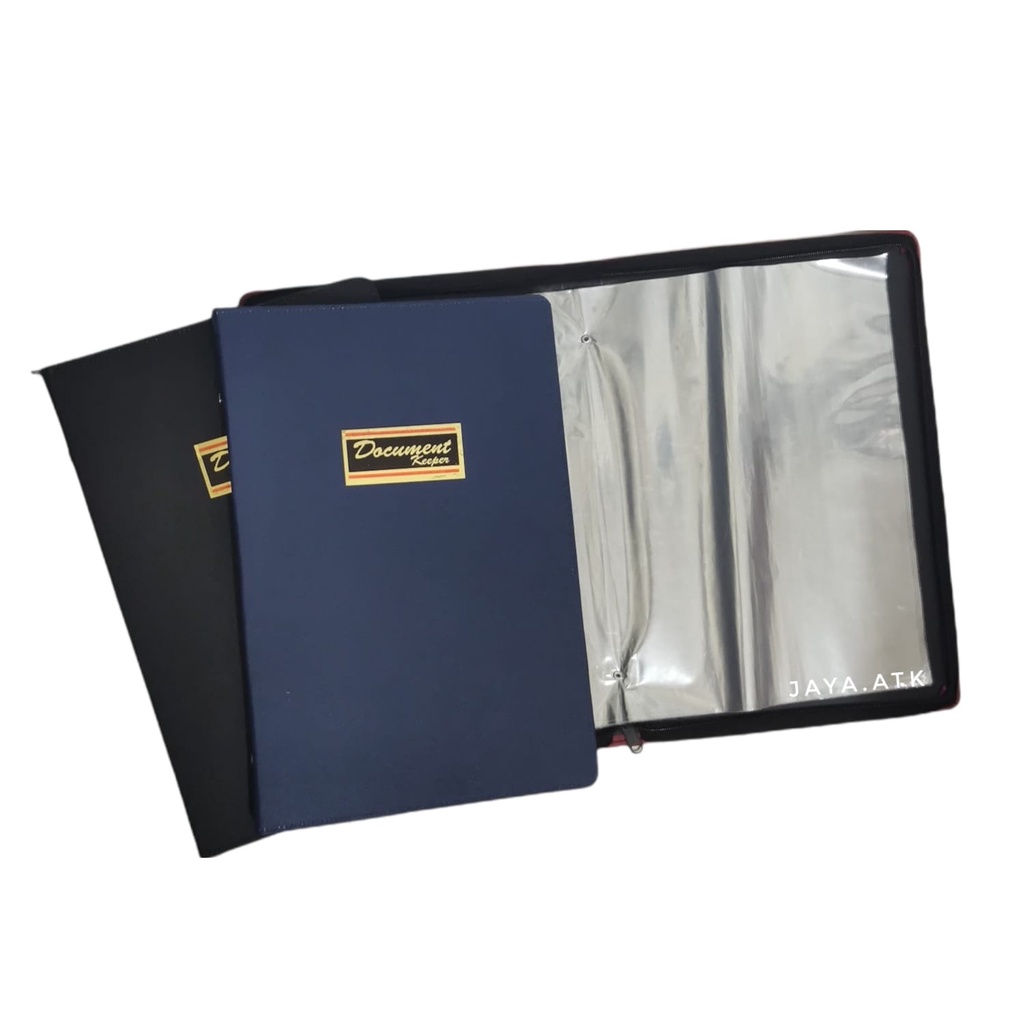 

MAP DOKUMEN RESLETING CLEAR HOLDER FOLIO 20 LBR F4 PVC ZIPPER SLETING DOCUMENT KEEPER