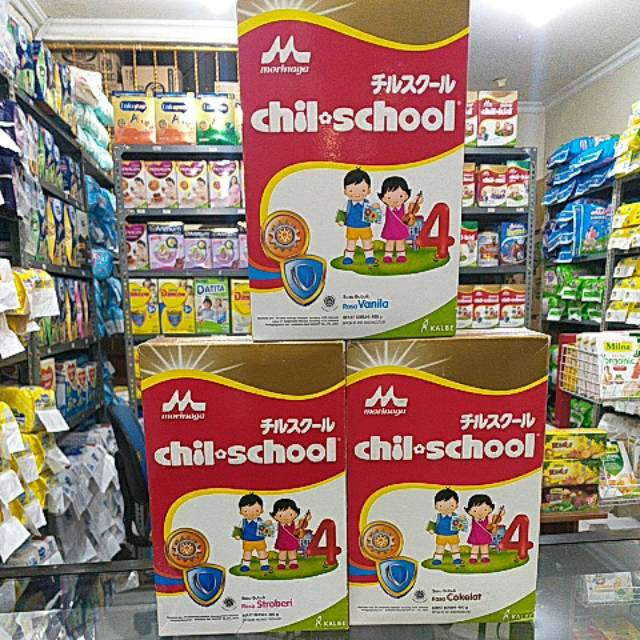 

CHIL SCHOOL VANILA STROBERI COKELAT 400gr