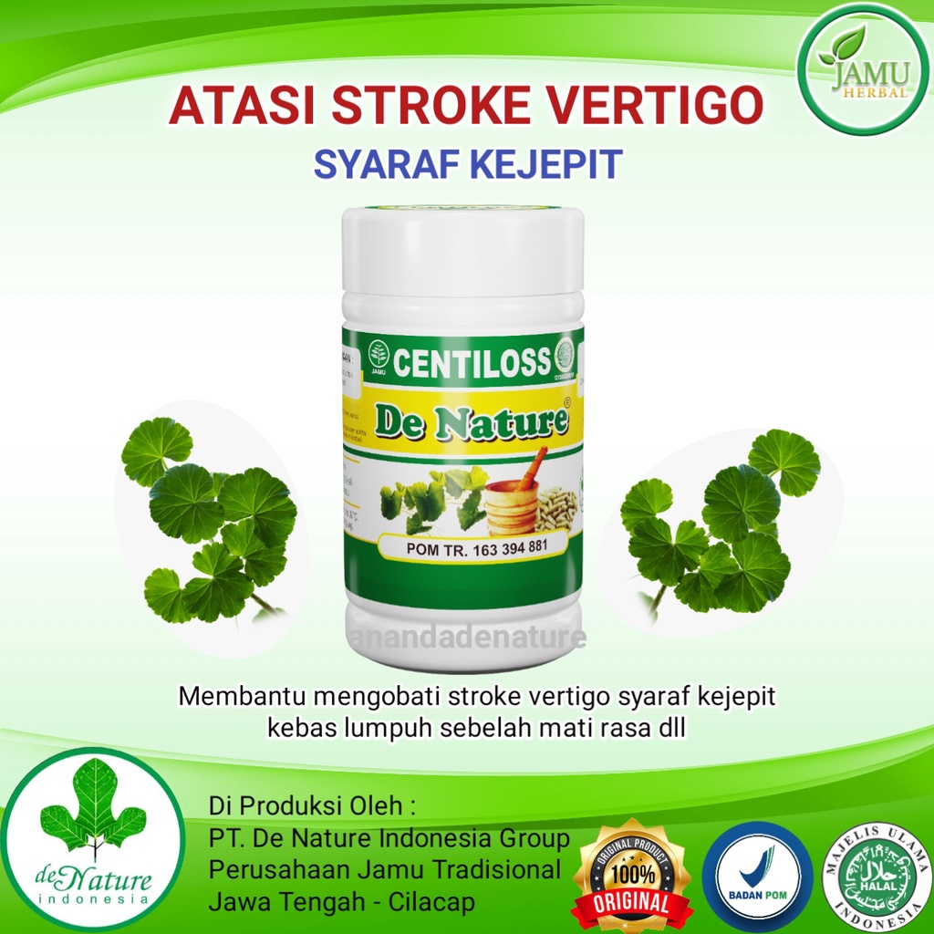 Gratis Ongkir COD Privasi Aman 100% Terbukti Paling Ampuh Obat Stroke Setroke Setruk Struk Syaraf Ke