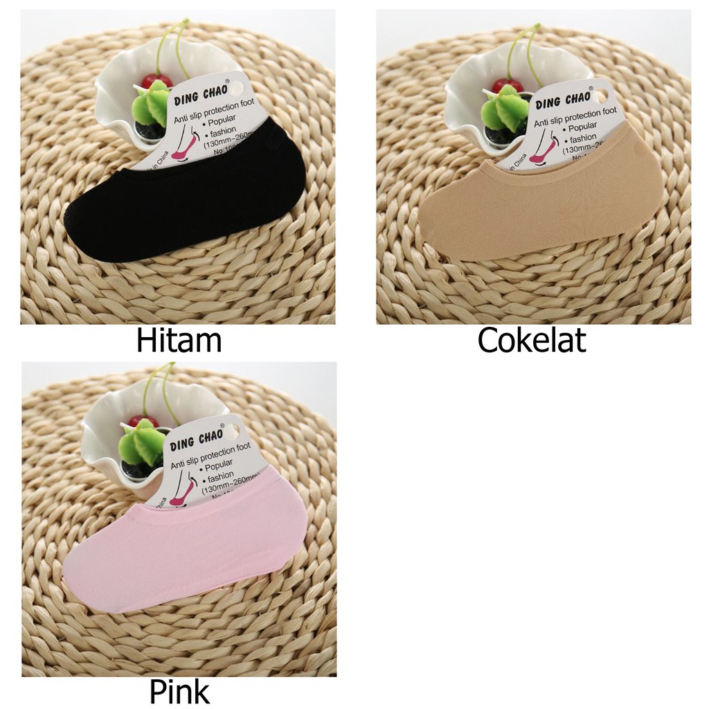 kaus kaki wanita polos ladies invisible socks  fse136 (2F3-2f4-2E4)