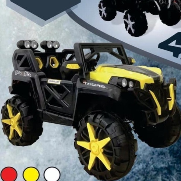 Mainan Anak Mobil Aki Yukita 6688 ATV - Maenan Mobilan 4x4 Terbaru