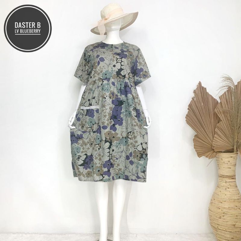 Homedress Daster Katun Jepang Premium Ori Cantik Murah Model B Size S ld 100cm M ld 110cm L ld 120cm