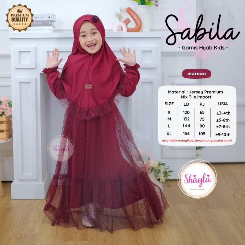 Sabila gamis kids