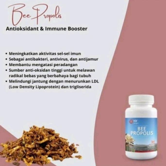 ORIGINAL Bee Propolis HDI 60 TABLET 2024 IMUN, ANTI VIRUS BAKTERI IMUNE
