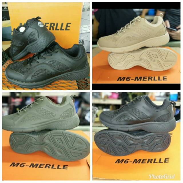 New sepatu tactical Outdor M6-Merlle tactical cats low boot impor