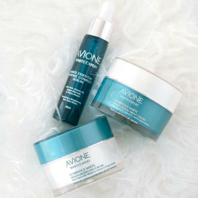 Paket avione white expert serum day and night cream
