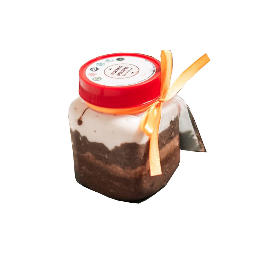 

Choconut Yogurt Healthier Dessert Jar / Vegan Friendly / Homemade / Overnight oats / Less calorie