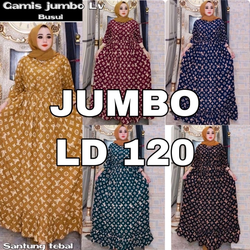 DASTER ARAB JUMBO LD 120. DASTER ARAB JUMBO LENGAN PANJANG MOTIF AKAR