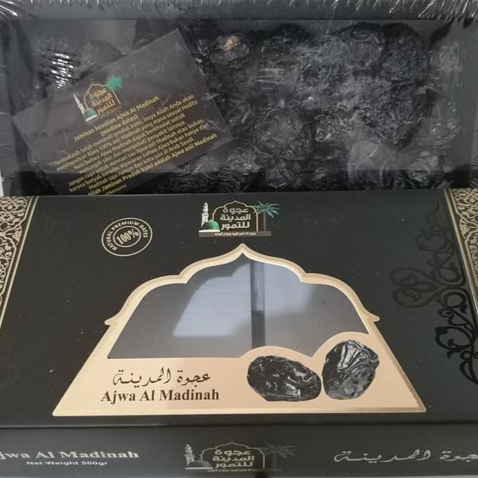 

Prince Ajwa 500Gr Kurma Ajwa Madinah Mudikulo.Com1