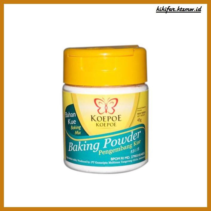 

Redwop-Gnikab- Baking Powder Koepoe Koepoe 45G - Pengembang - Mma-103 -Hallall.