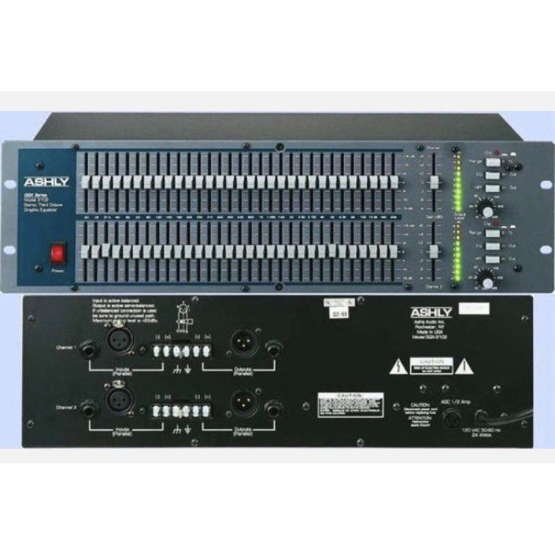 Equalizer ashly GQX 3102 /GQX3102 equalizer (2×31 channel)