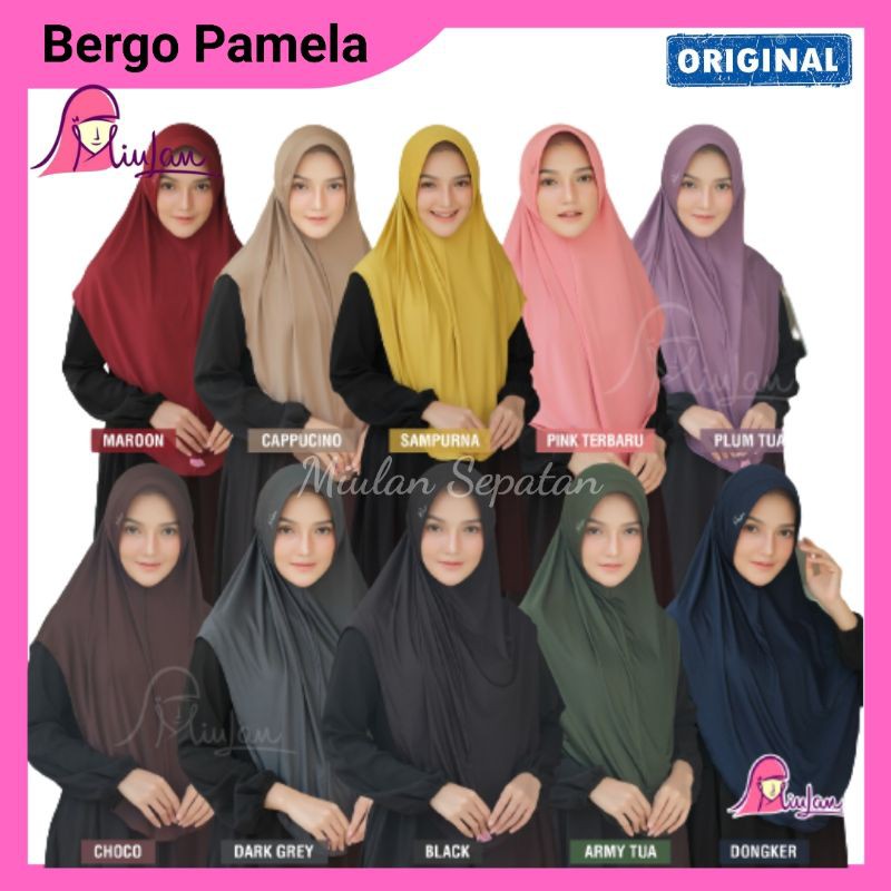 HIjab Instan Jilbab BERGO PAMELA MIULAN
