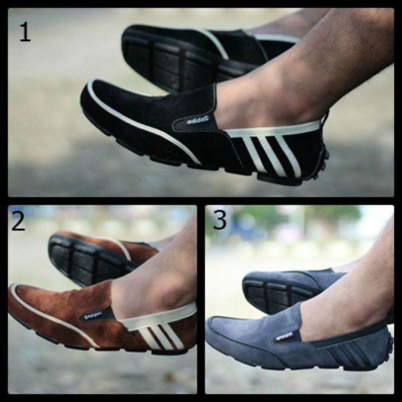 HOT PROMO SEPATU PANSES ADIDAS DEMBELE MOCASIN LOARFERS PRIA