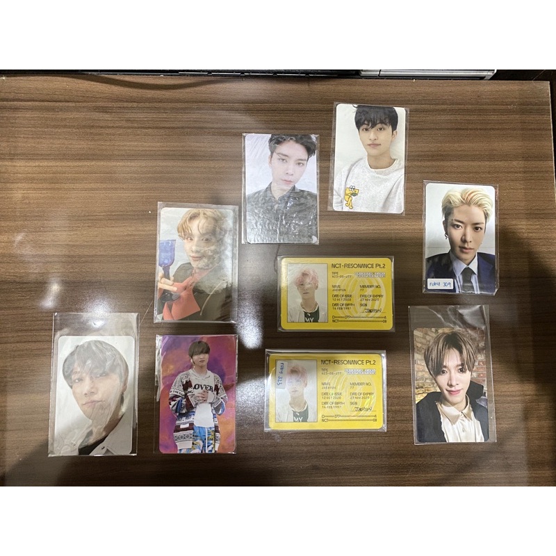 PHOTOCARD NCT - id card jaehyun jungwoo arrival johnny mark cafe yuta kihno ten