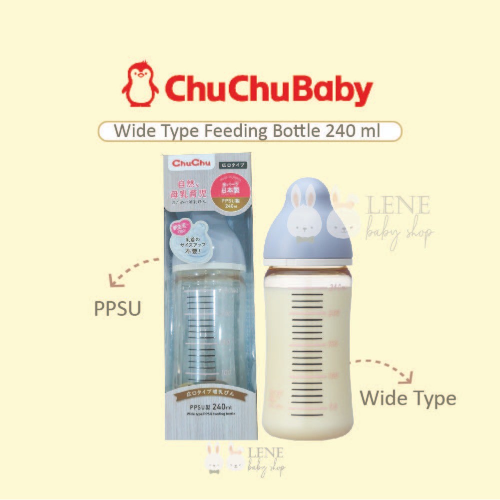 Chuchu PPSU Baby Feeding Bottle Wide Neck