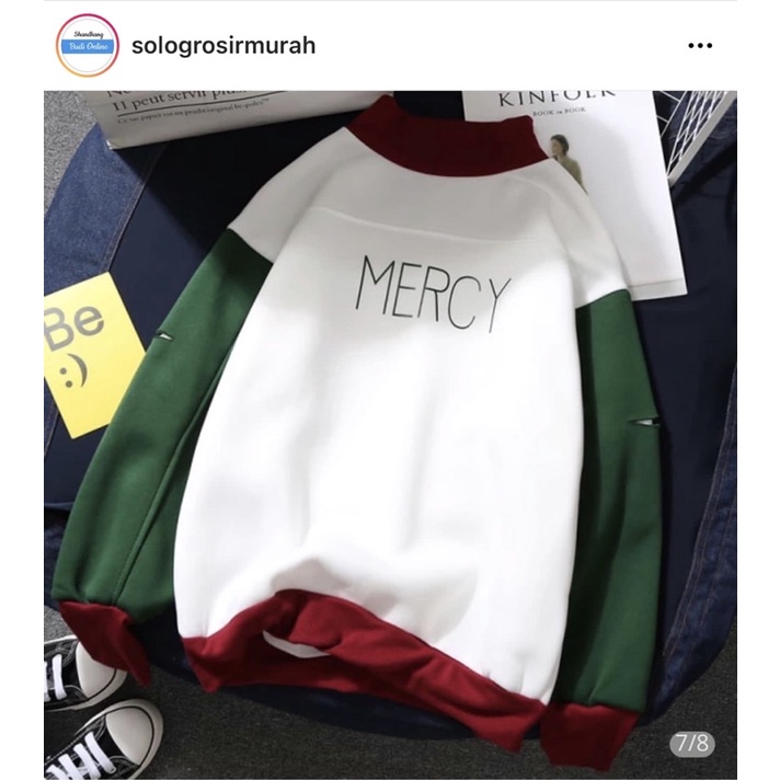 Mercy sweater/sweater mercy wanita/sweater kombi