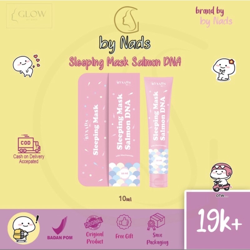 Jual [READY‼️]SLEEPING MASK 3IN1 BYNADS SLEEPING MASK WASH OF