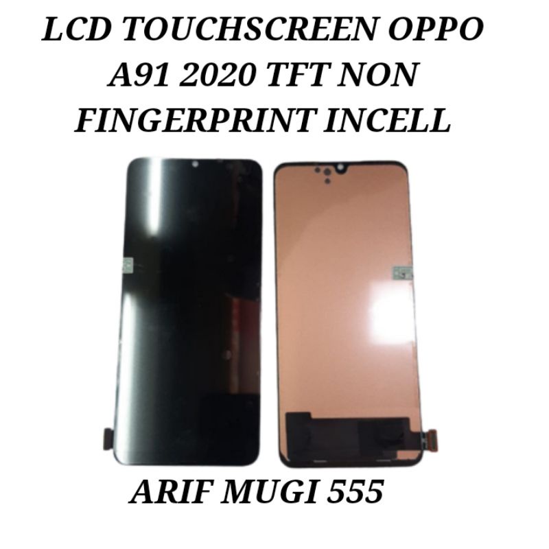 LCD TOUCHSCREEN OPPO A91/F15/F17/RENO 3 TFT NON FINGERPRINT FULLSET