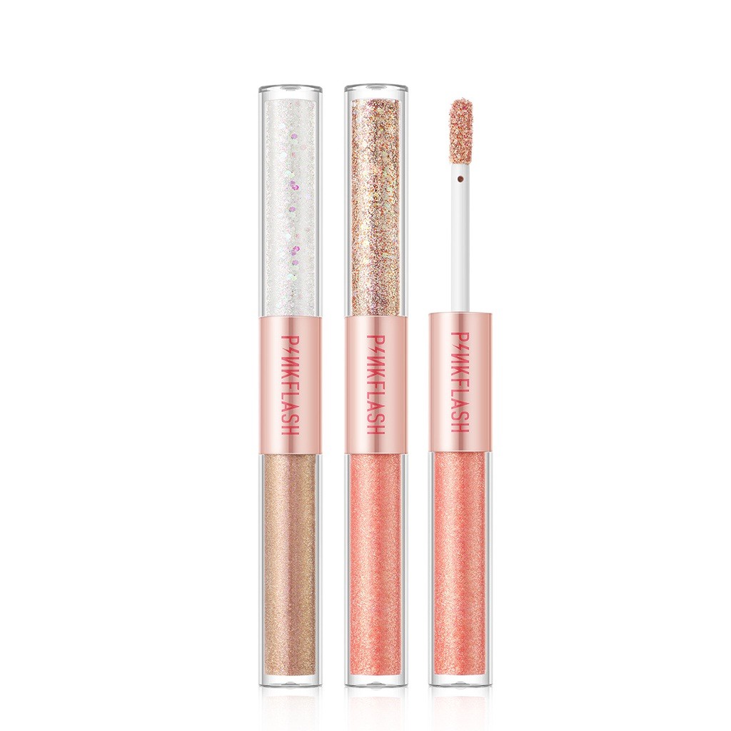 PINKFLASH DoubleGlow 2 in 1 All Glow Liquid Eyeshadow | Eyeshadow High Pigment BY AILIN